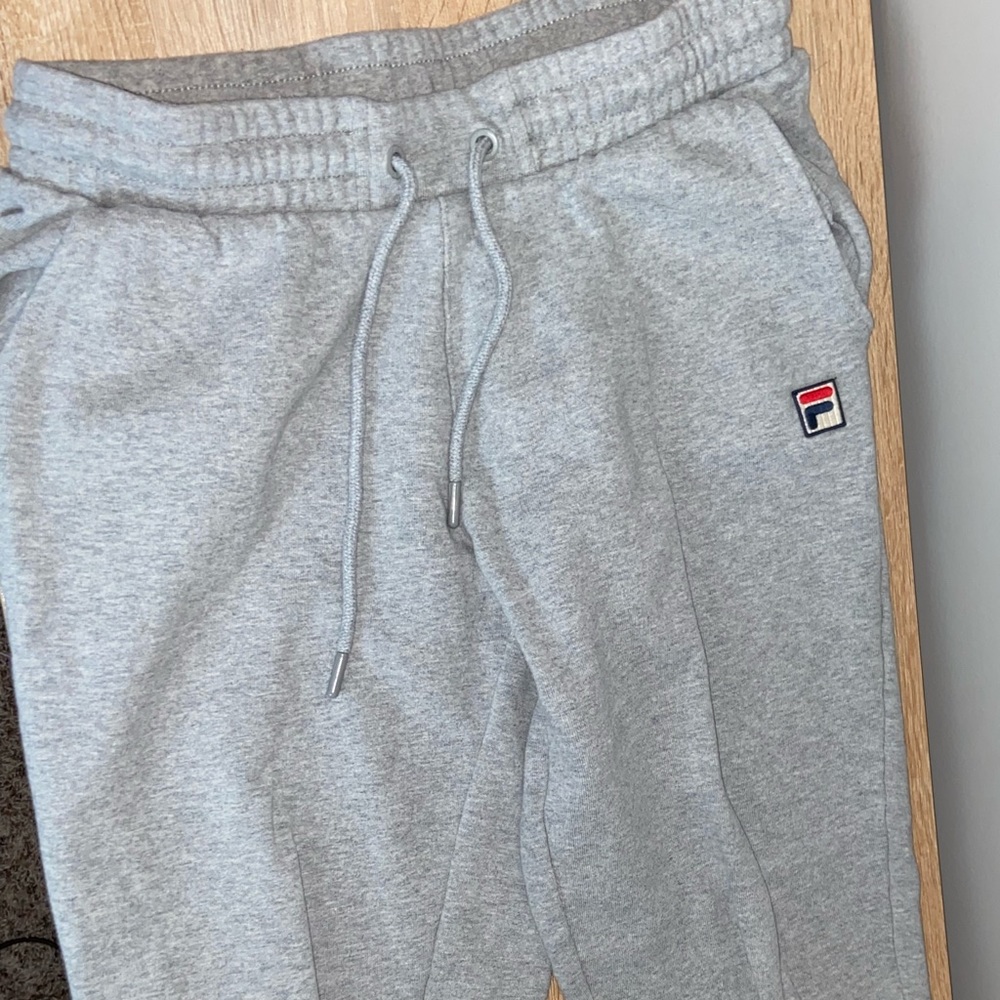 Grey Fila sweatpants
